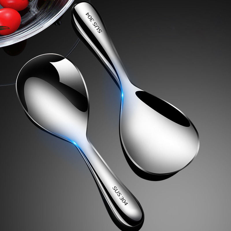 Thickened stainless steel non-stick rice spoon