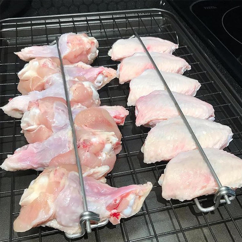 BBQ-gaffel för kycklingvinge