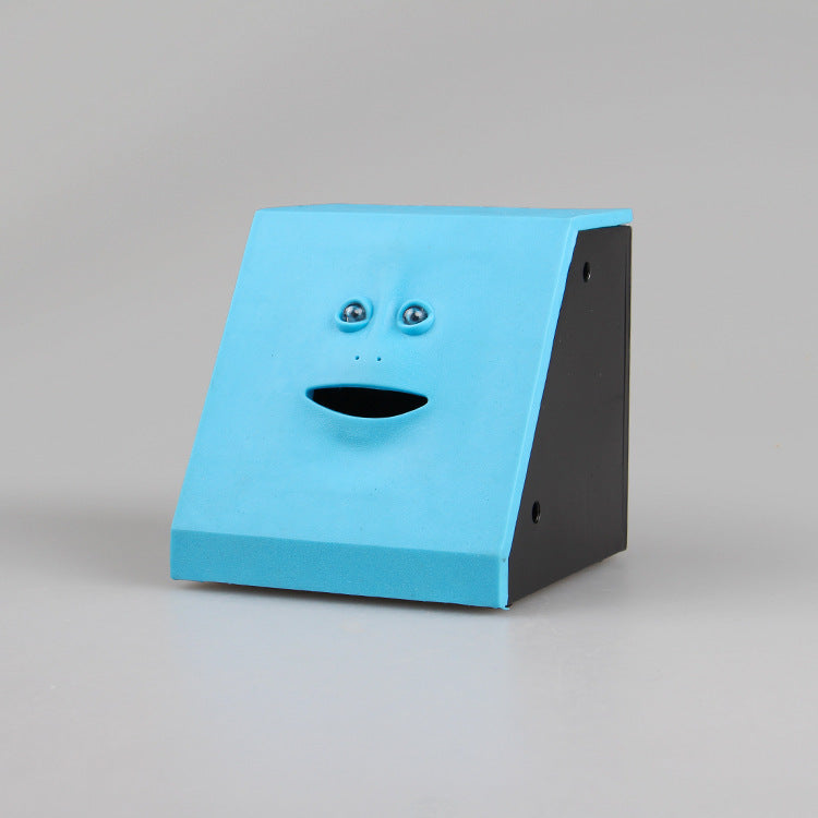 Electric funny face piggy bank