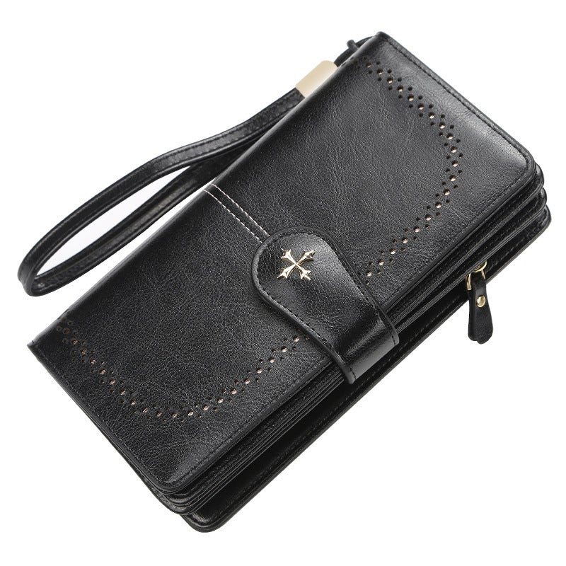Multifunktionell handväska med dragkedja