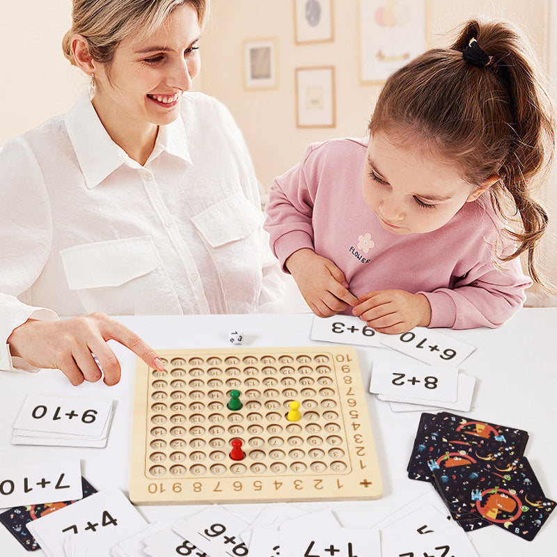 Montessori Multiplikation och Addition brädspel