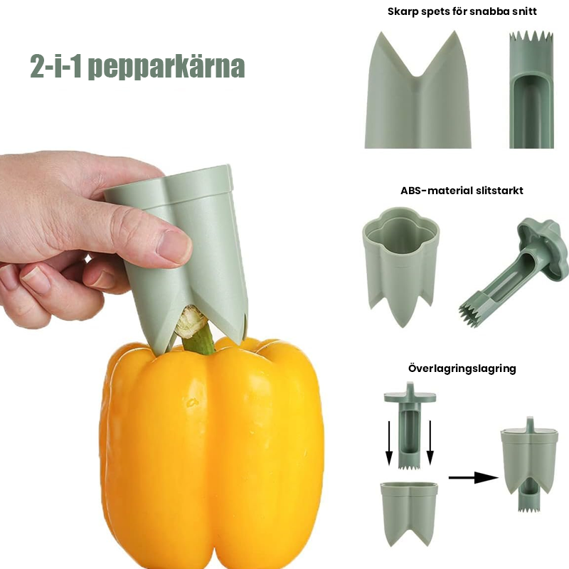 2-i-1 fruktpepparkärare