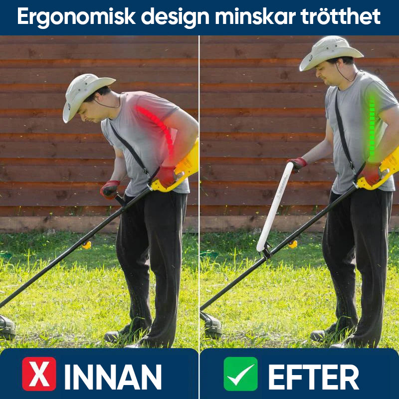 Ergonomiskt Weed Eater Handtag förlängning Griff für Rasentrimmer