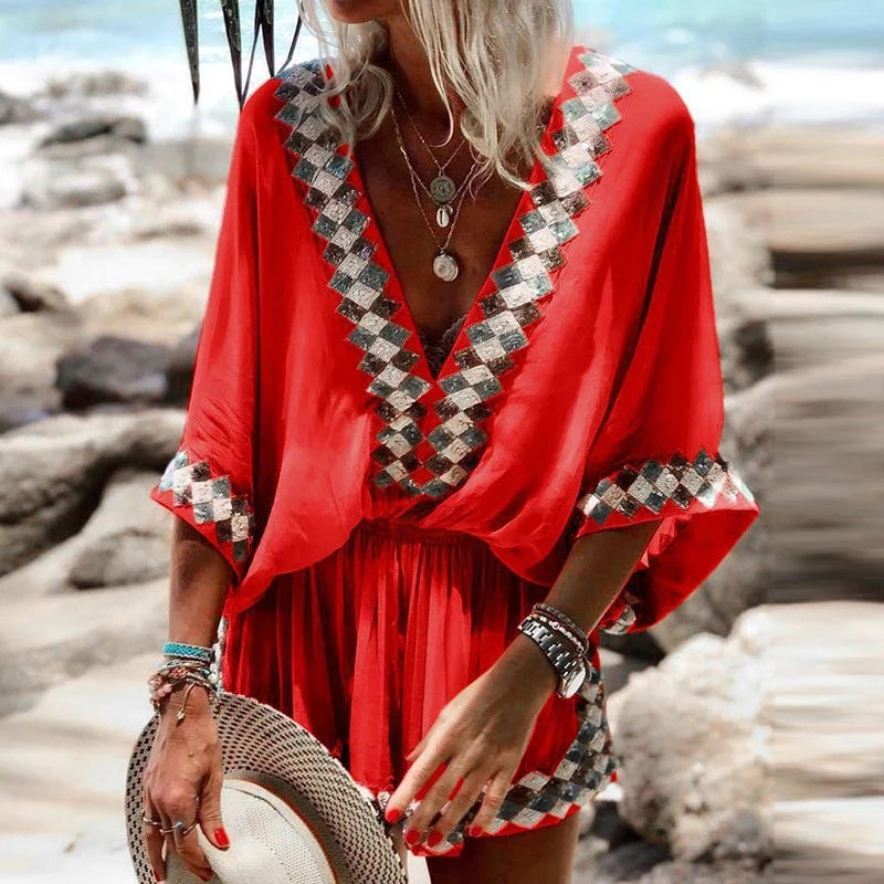 Strand boho jumpsuit