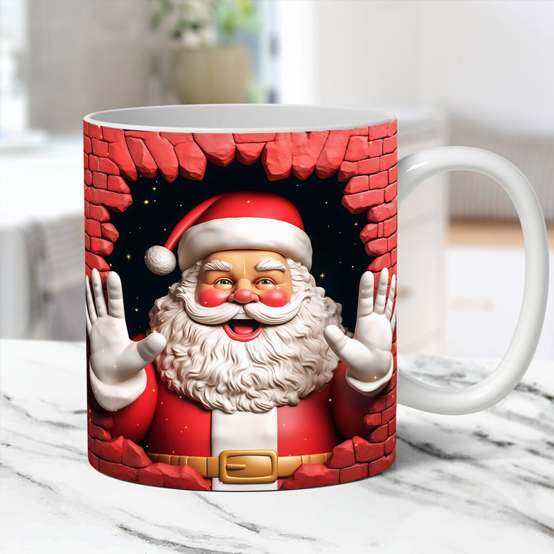 3D-mugg med julmotiv