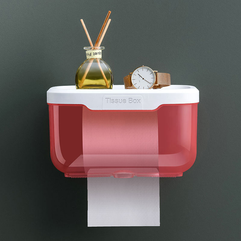 Kreativ vattentät duschmjukpappersbox för badrum
