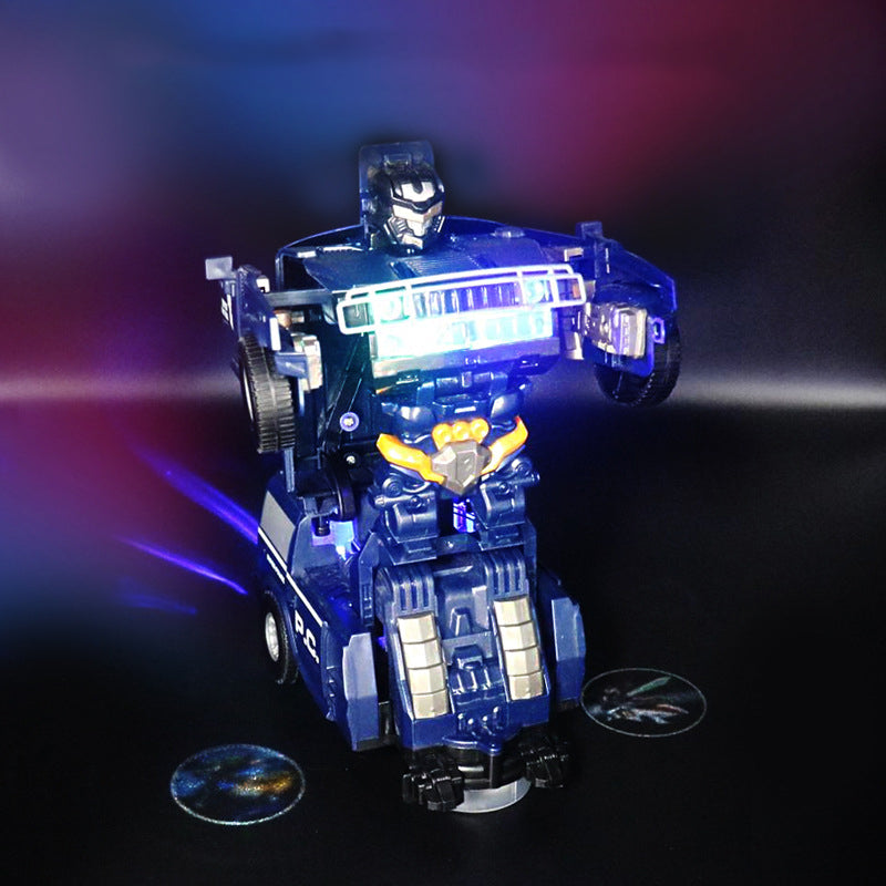 Förvandla robotmodell leksaksbil