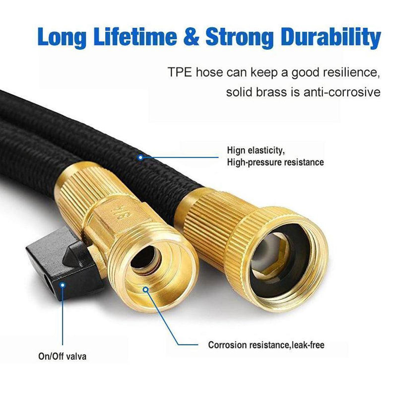 Telescopic Water Hose with Double Latex Core