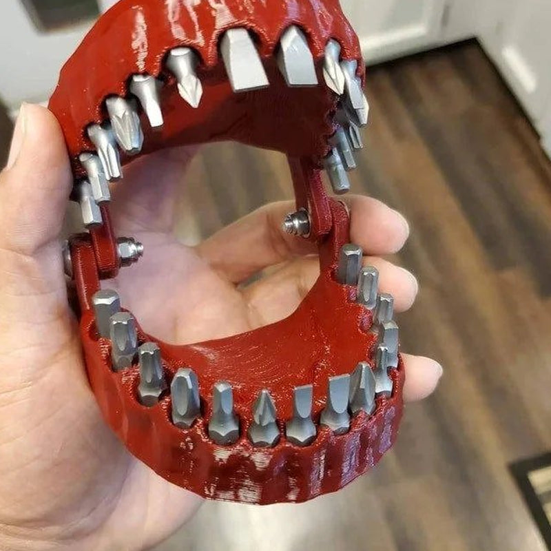 Hållare för tandprotesborr