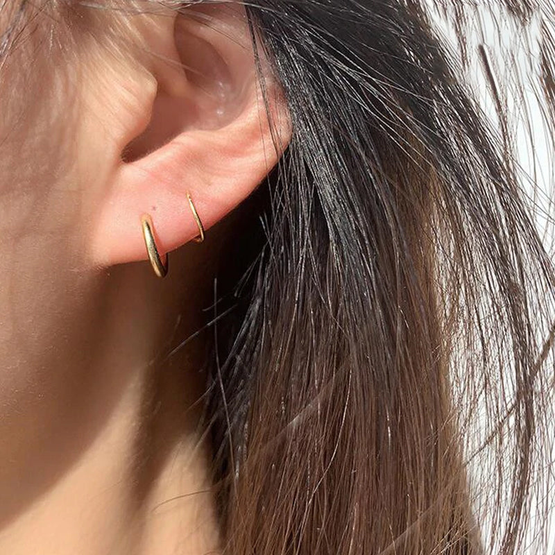 minimalistisk twist wrap crawler örhängen climber cuff örhängen för kvinnor