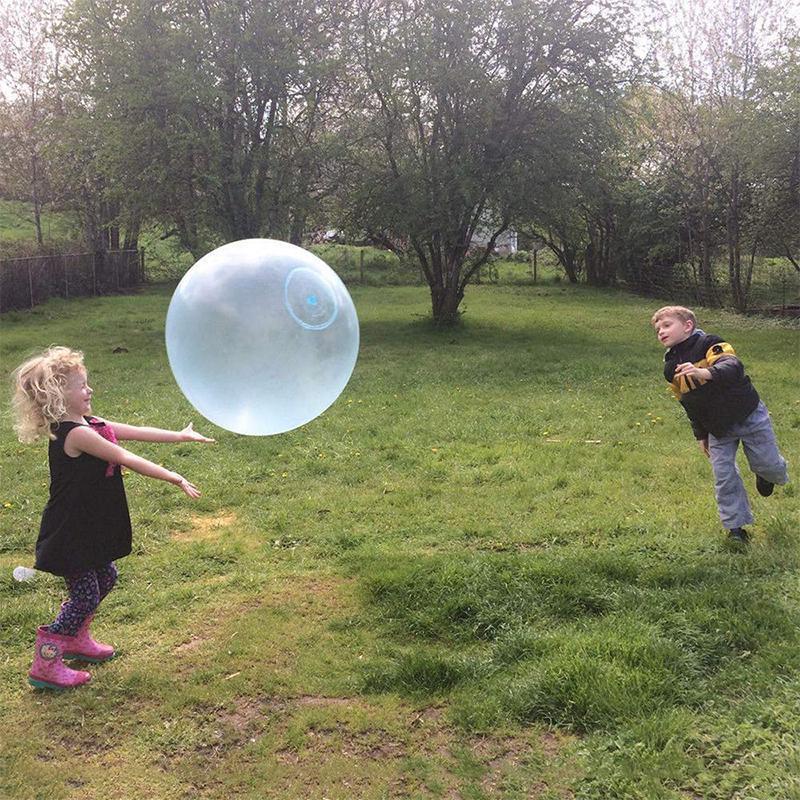 Uppblåsbar bubble Ball - rolig utomhuslek