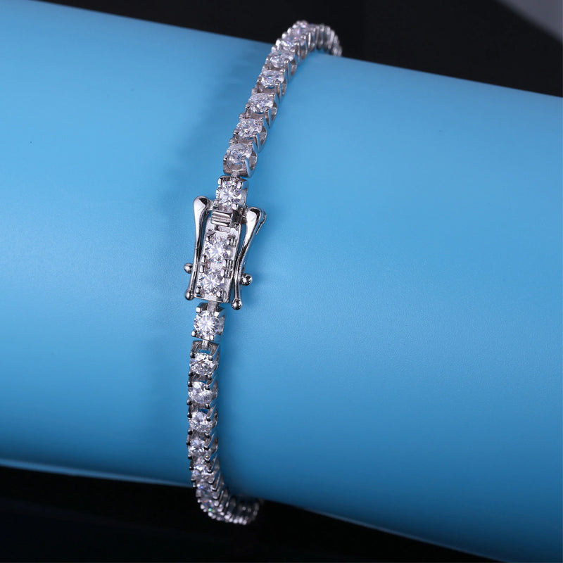 Glittrande Moissanite armband