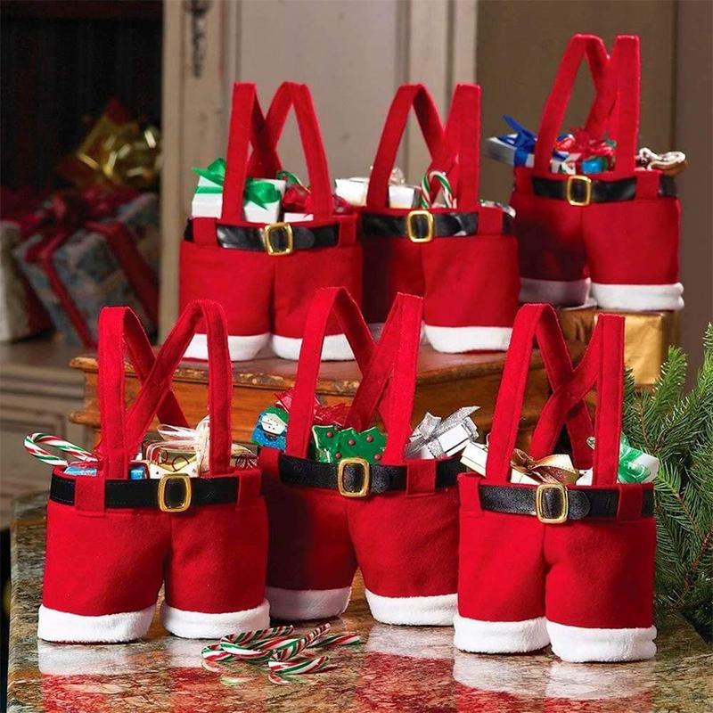 🎄 Tidig Jul het försäljning 🎄Kreativa tomtbyxor presentpåsar