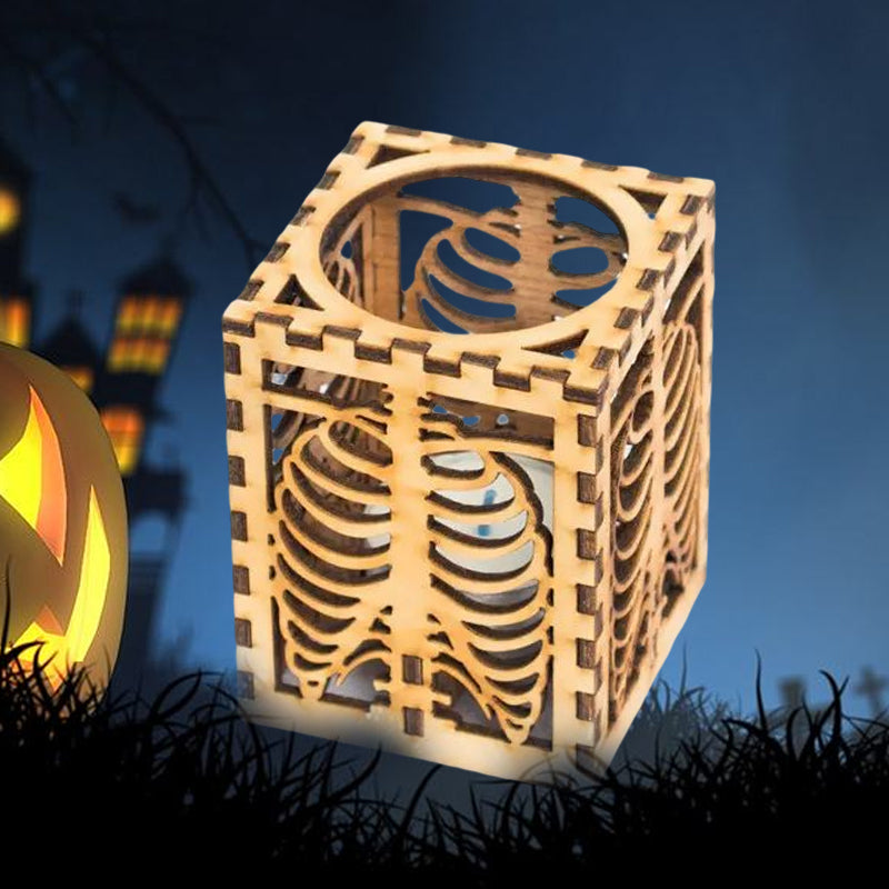 Halloween Skull Rib Shadow Lamp