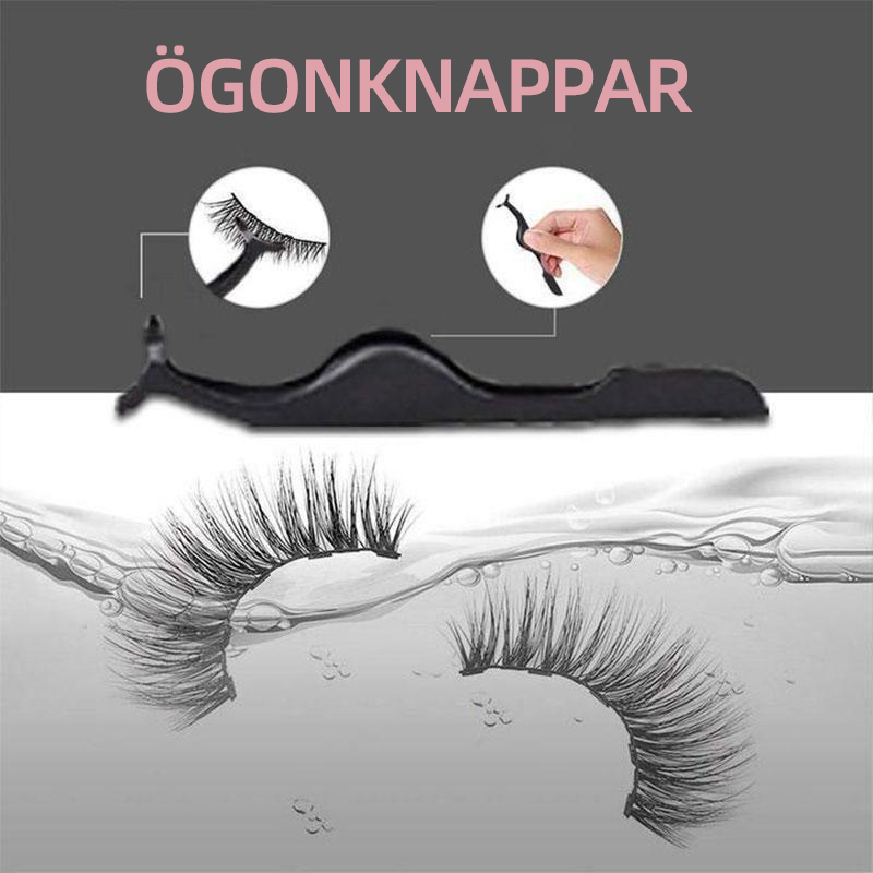 Ögonfransar Med Magnetisk Eyeliner