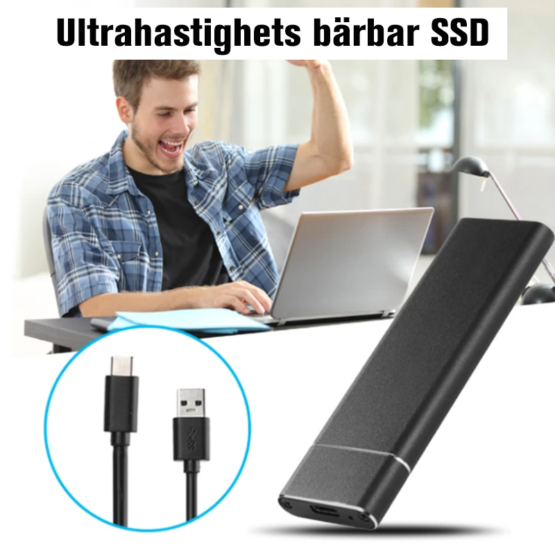 Ultrahastighets extern SSD -hårddisk