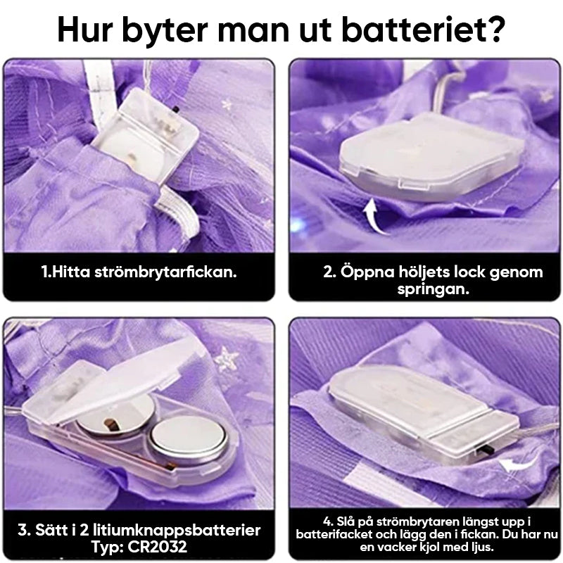 Magisk och lysande LED Tutu-kjol