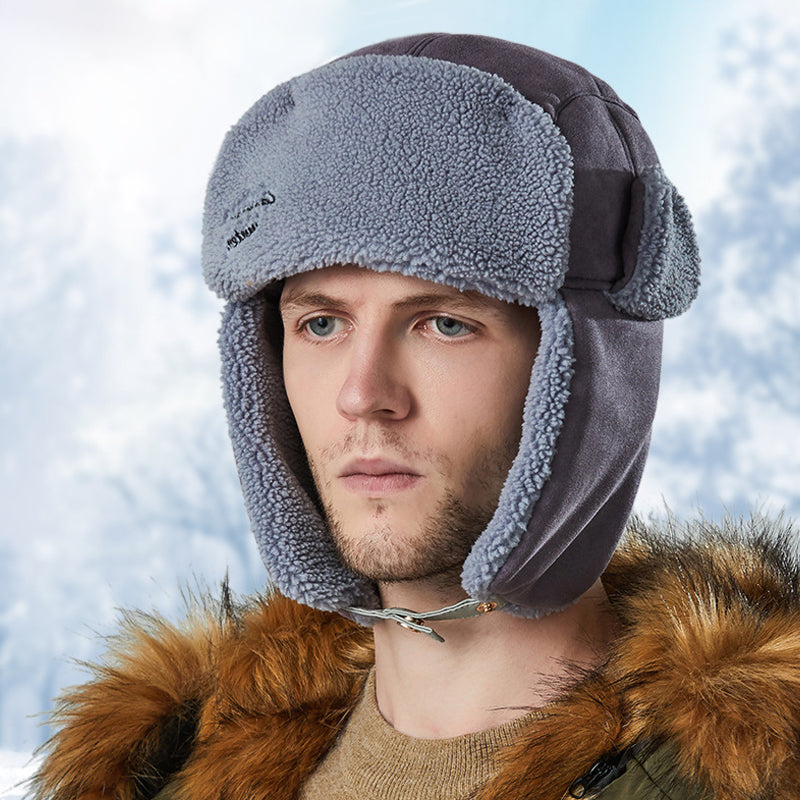 Vinter Trapper hatt med öronlappar