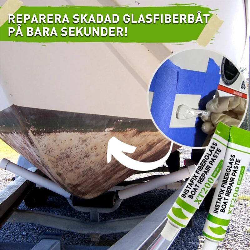 Reparationspasta av glasfiber