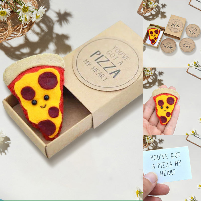 Pizza vänskap presentuppsättning