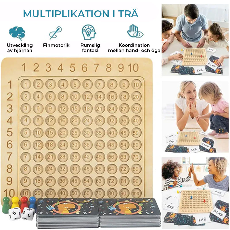 Montessori Multiplikation och Addition brädspel