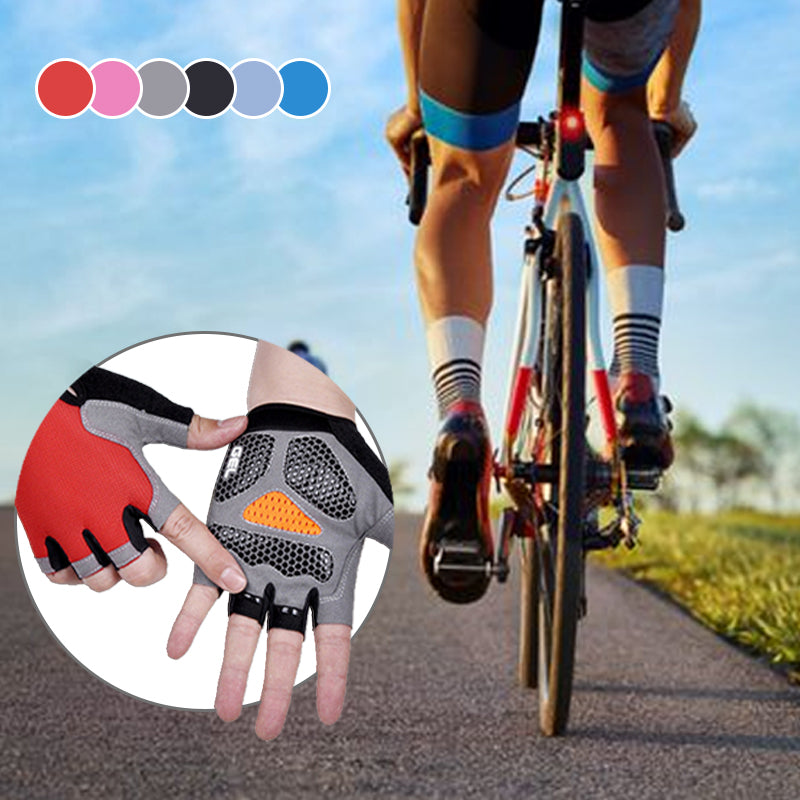Halkskydd Halvfinger Handskar för Cykling