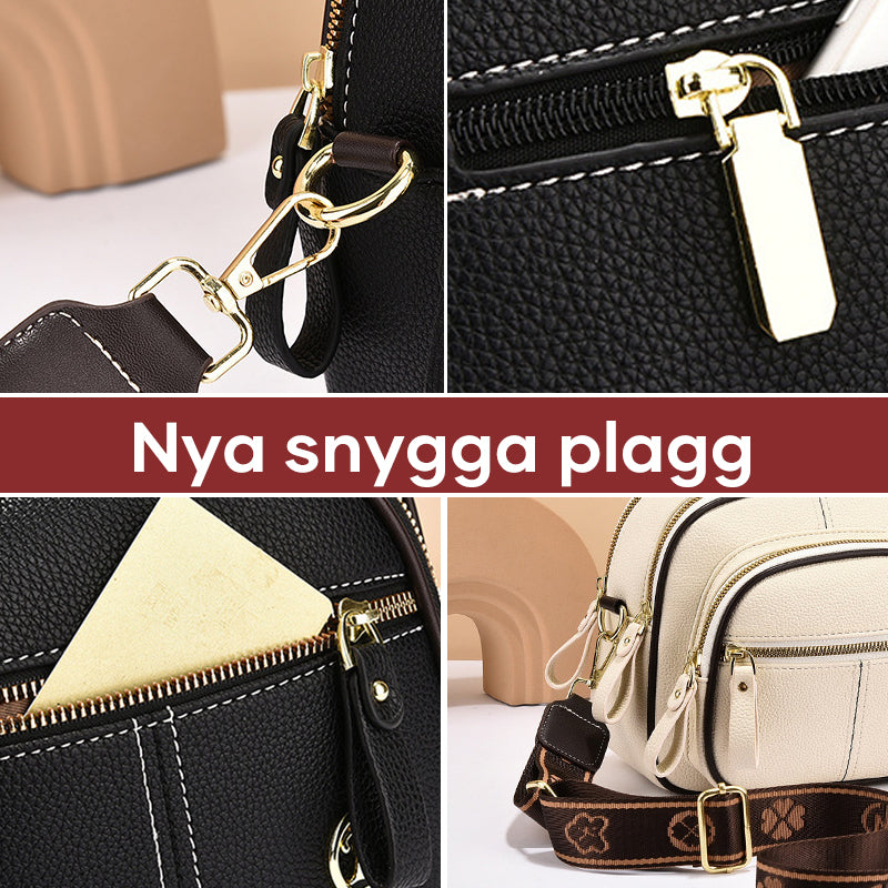 Klassisk multifunktionell justerbar crossbody-väska