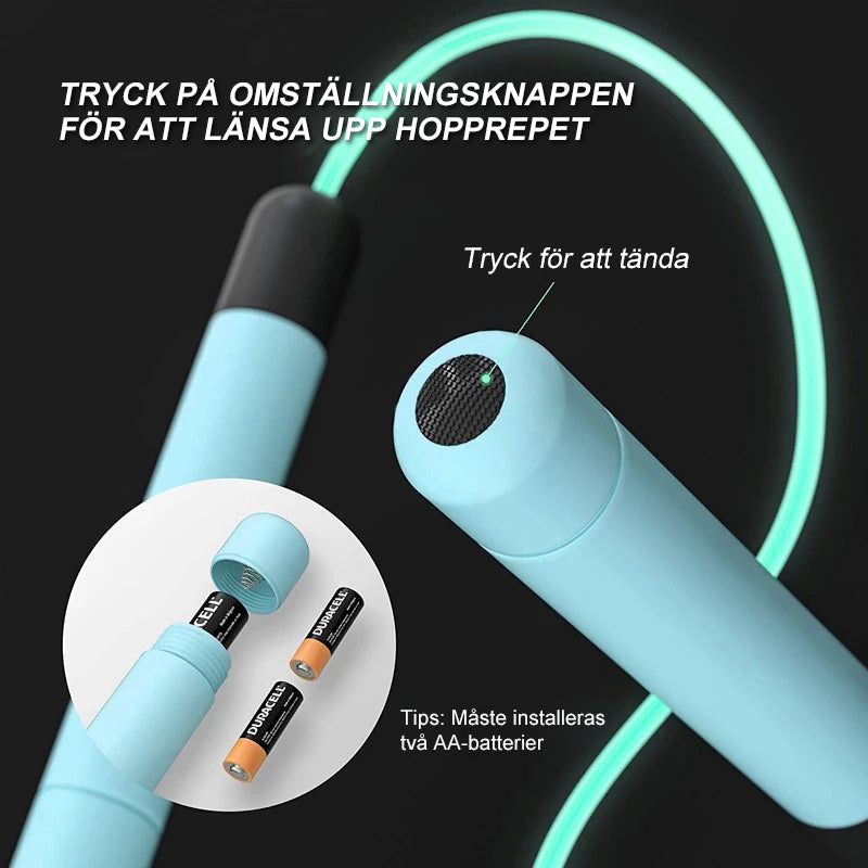 LED-lysande hopprep