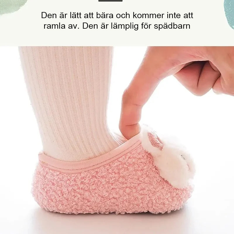 Söta Päls Baby Sock Skor