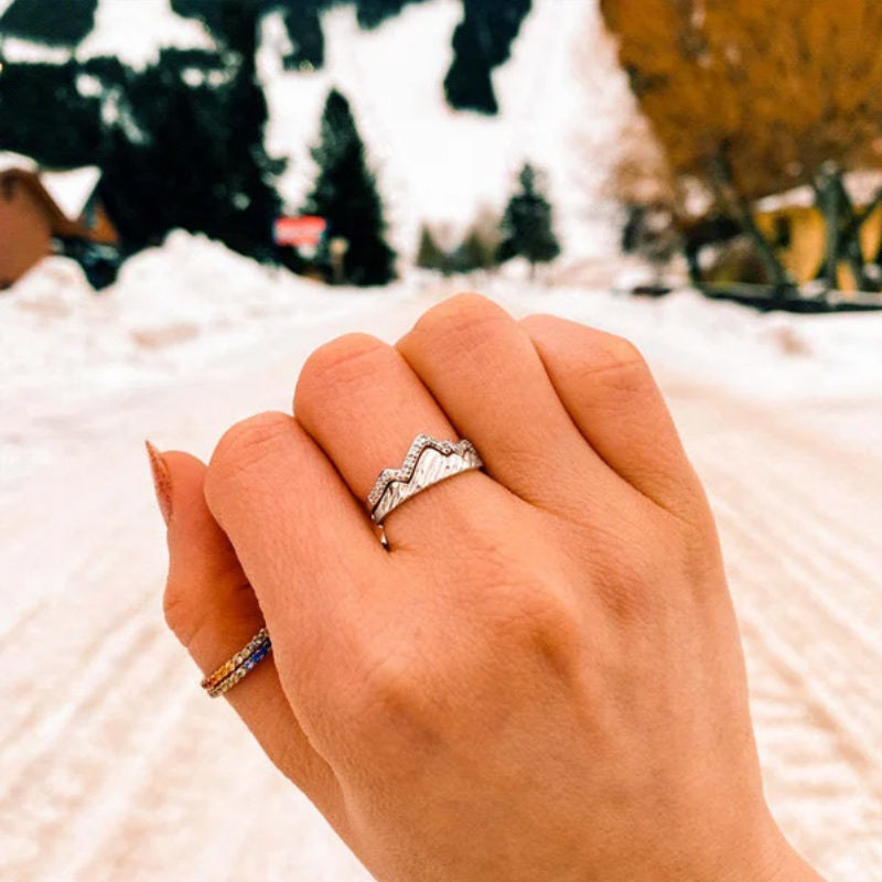 Mountain Stacked Ring