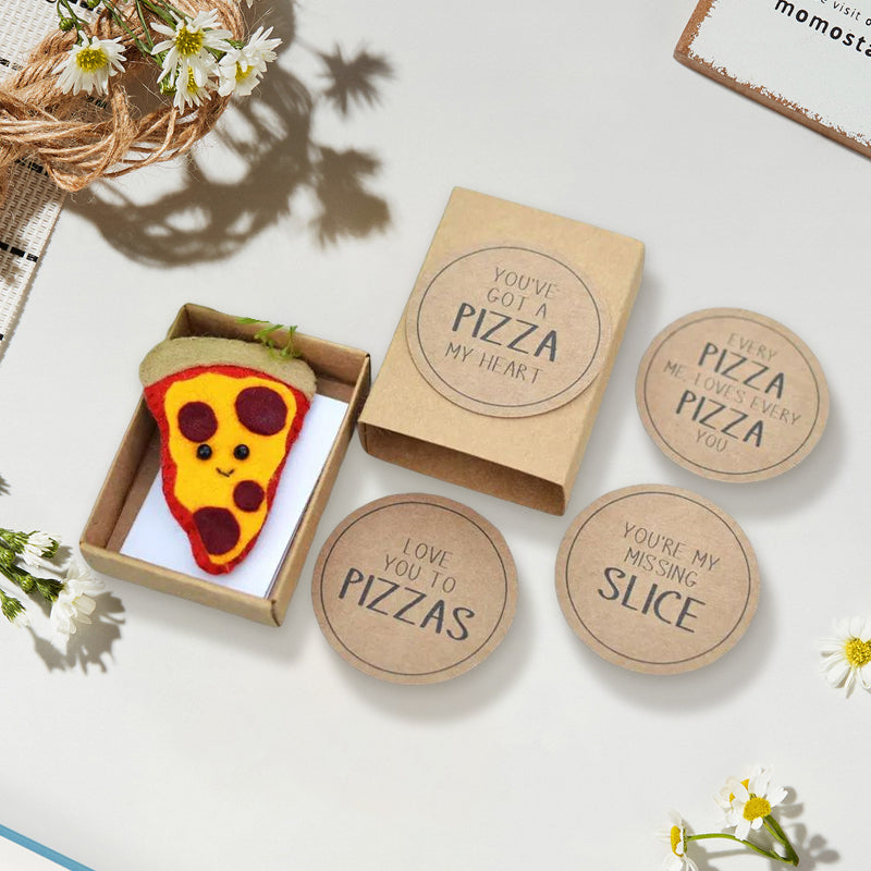 Pizza vänskap presentuppsättning