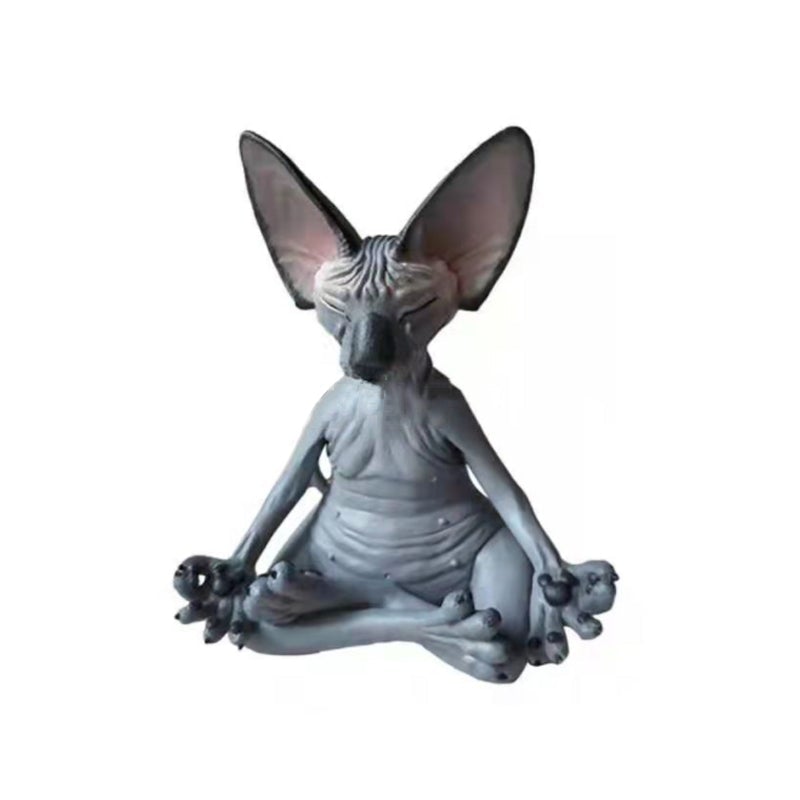 Sfinx katt yogastaty