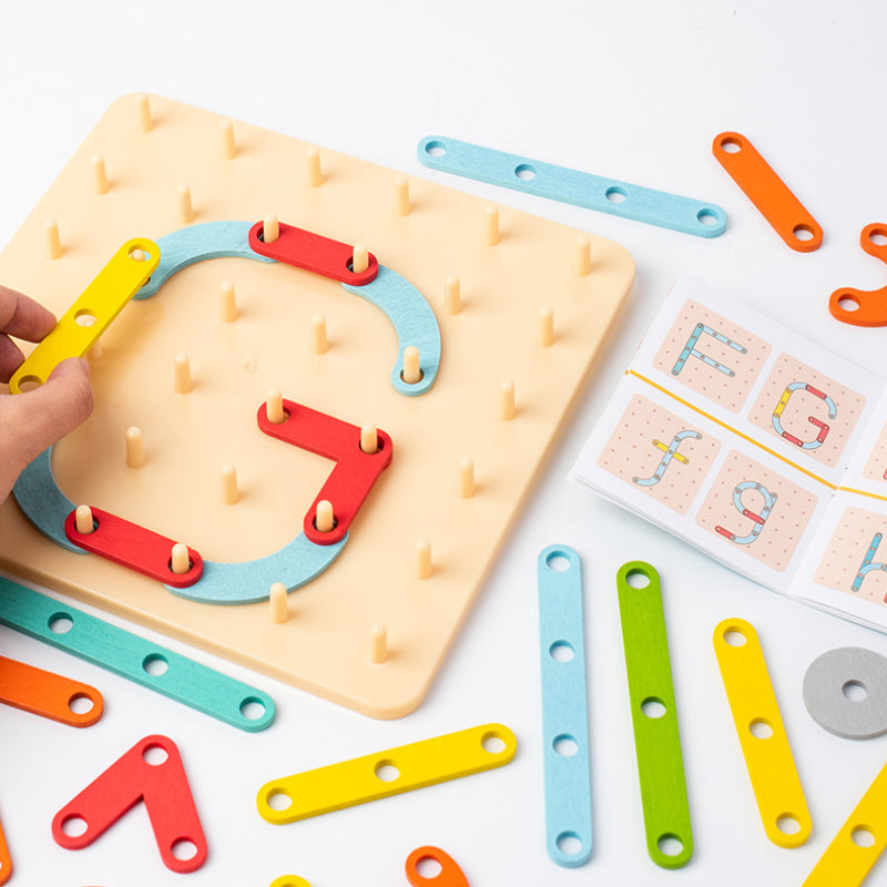 Montessori Pegboard Pussel