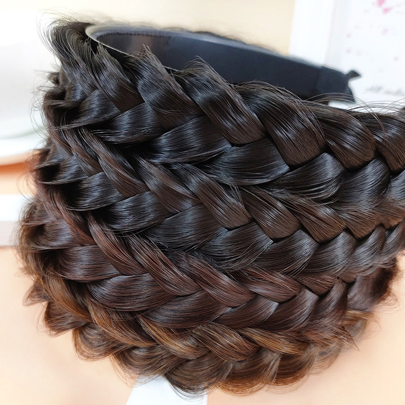 Non-slip braided wig Diadem