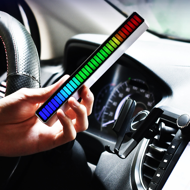 RGB bilbländande ljudkontrollerat LED -ljus