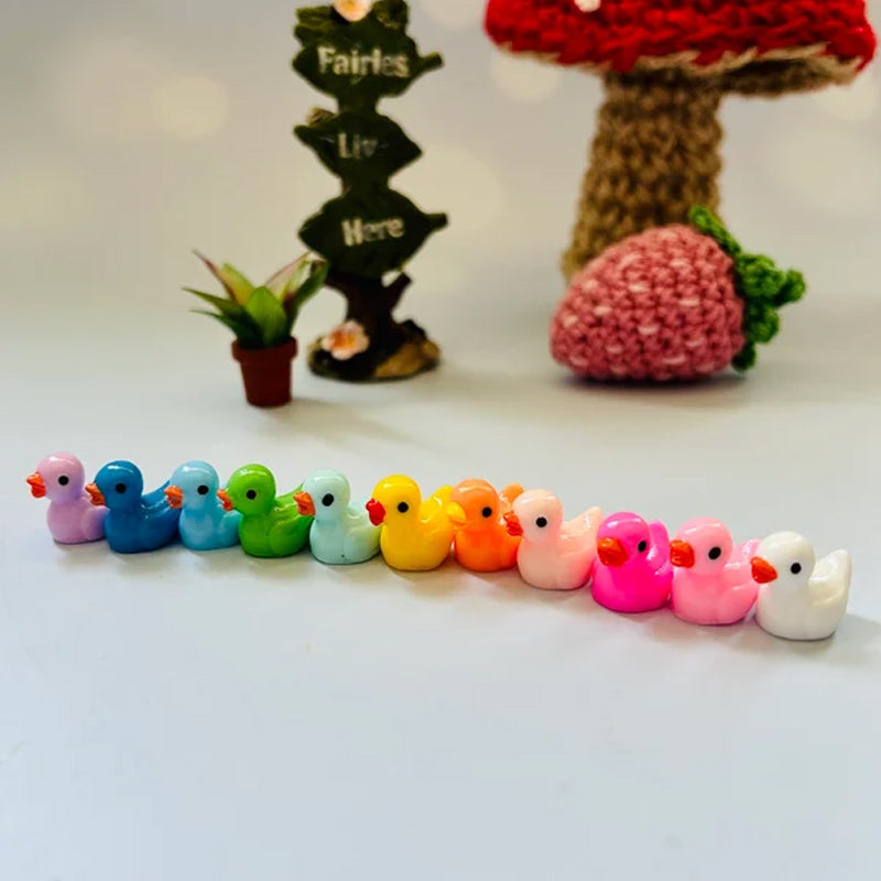 🦆Miniatyrankor i resin