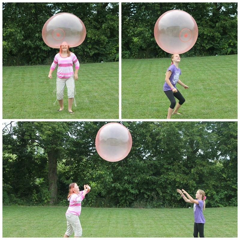 Uppblåsbar bubble Ball - rolig utomhuslek