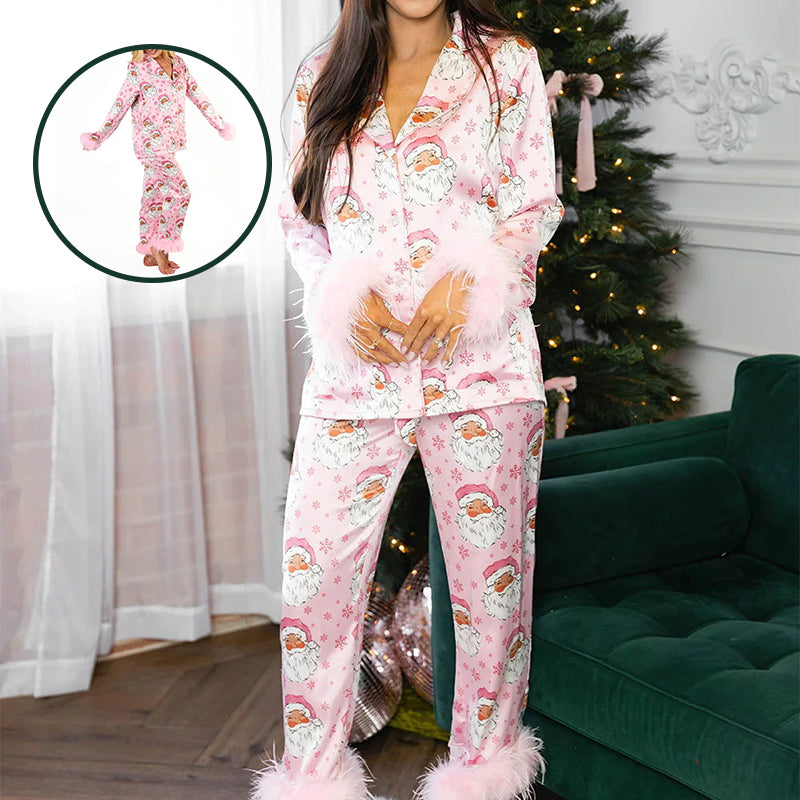 Jultomten tryckt pyjamas