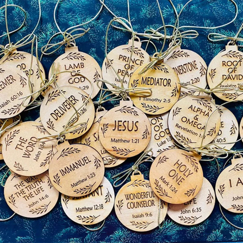 🎄Namn på Jesus Kristus ornament🎁