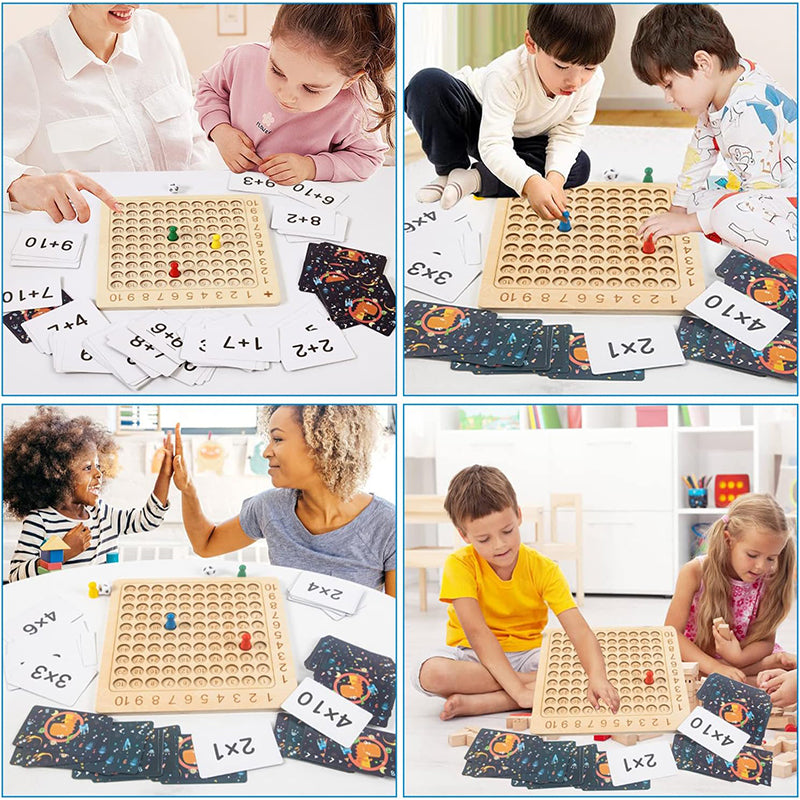 Montessori Multiplikation och Addition brädspel