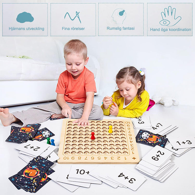 Montessori Multiplikation och Addition brädspel